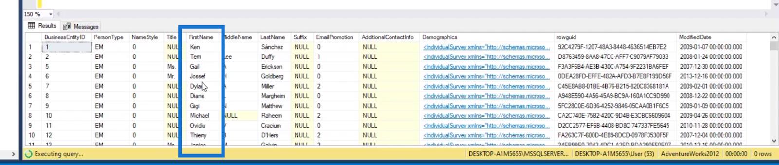 Filtrera i SQL med IN, NOT IN, LIKE och NOT LIKE