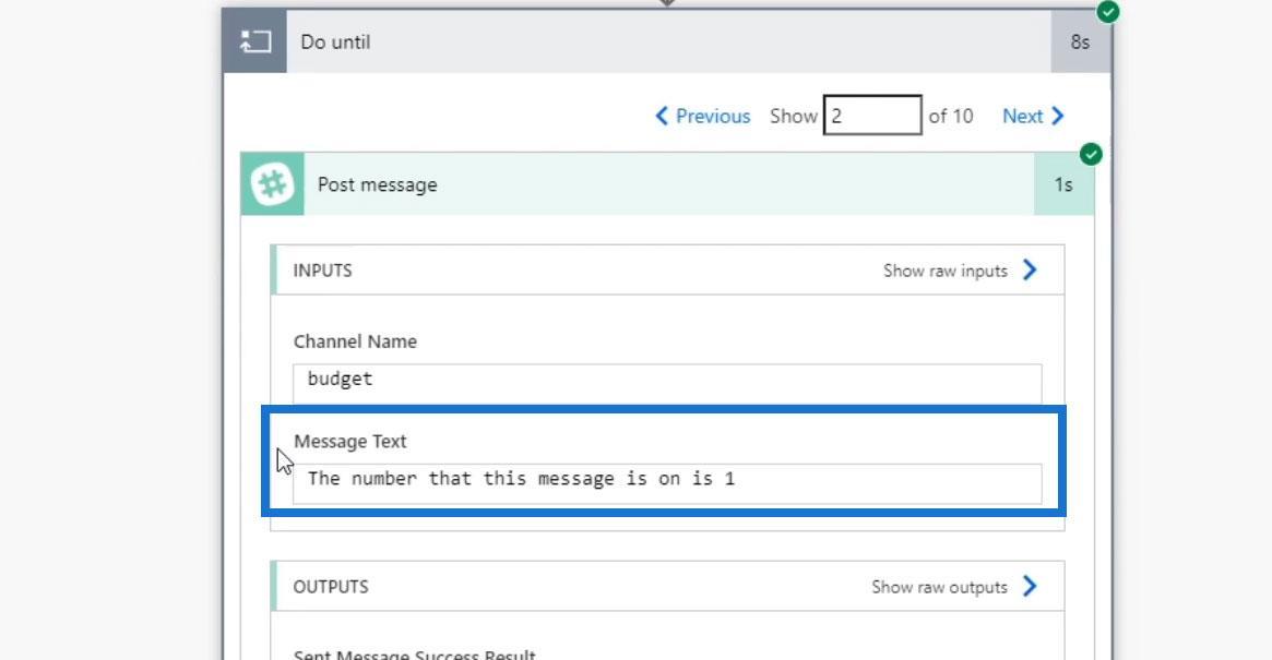 Do Until Loop Control у Power Automate