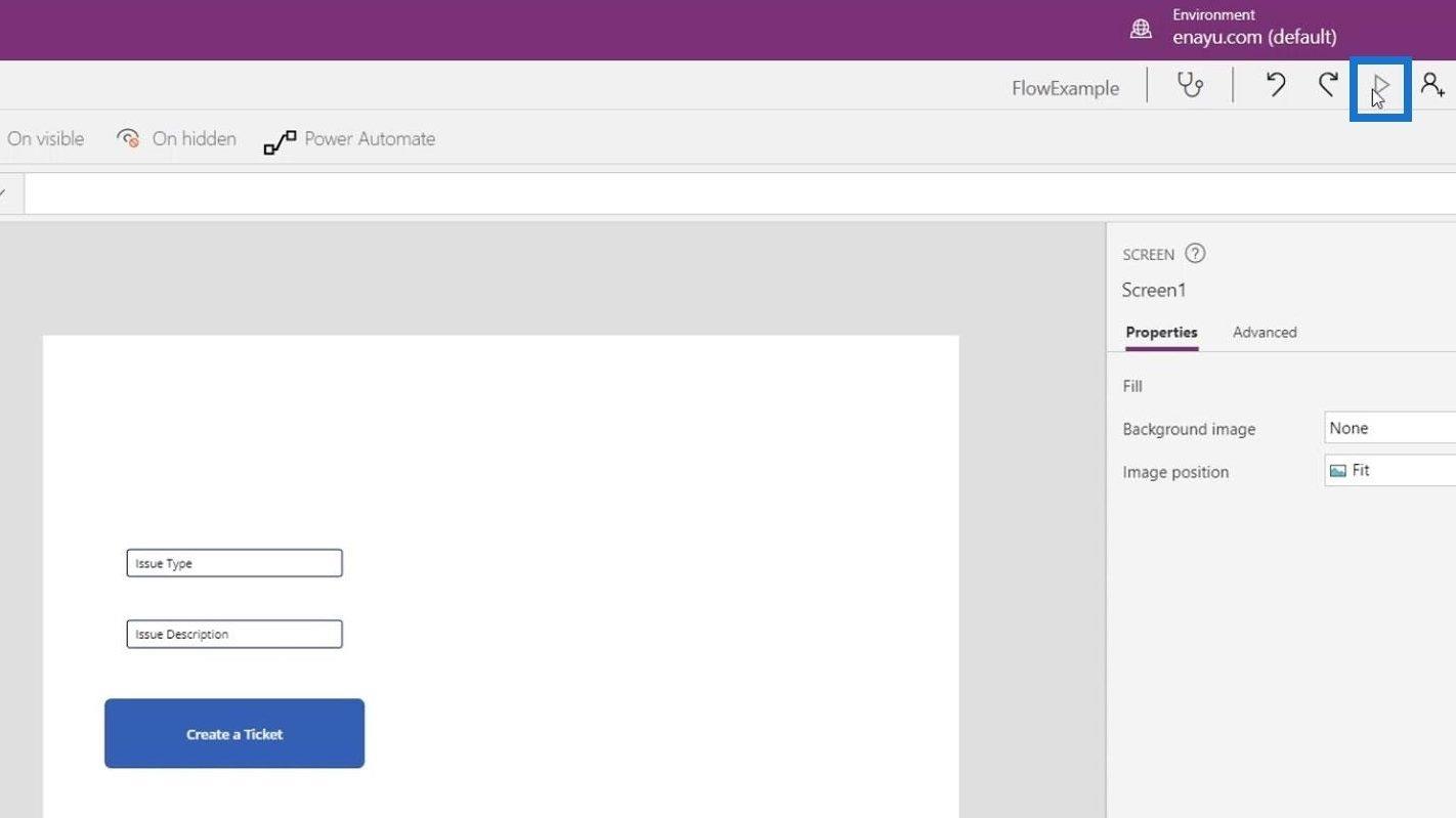 PowerApps-integration i Microsoft Power Automate