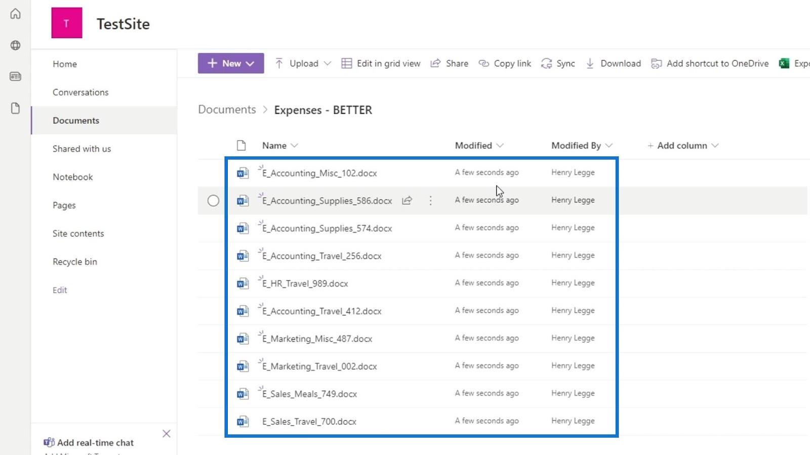 Legge til metadata i SharePoint ved hjelp av kolonner