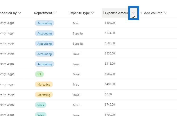 Se formatering i SharePoint