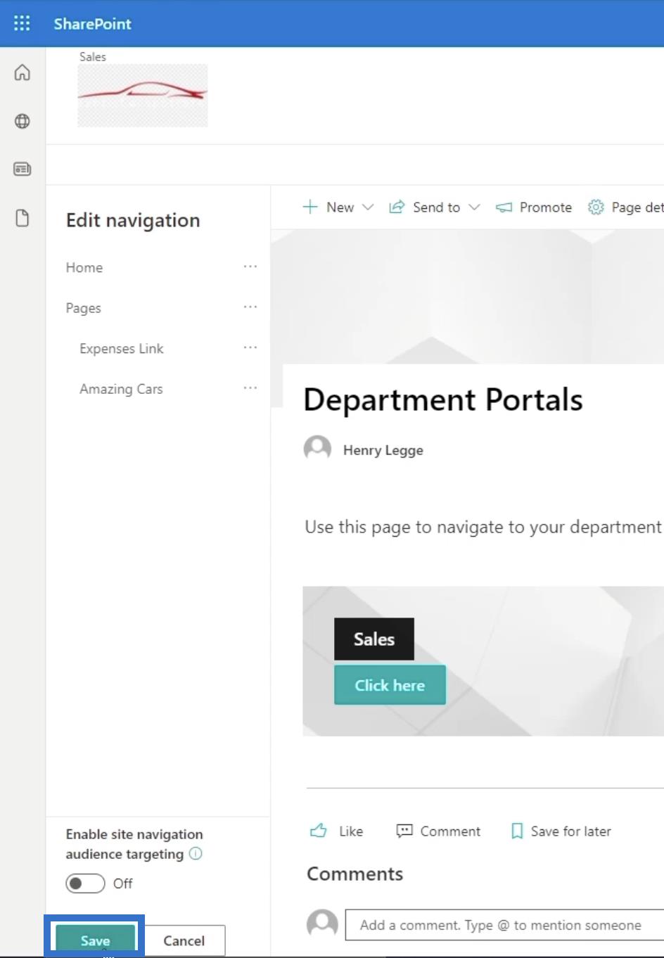 SharePoint Site Navigation Elements: En översikt