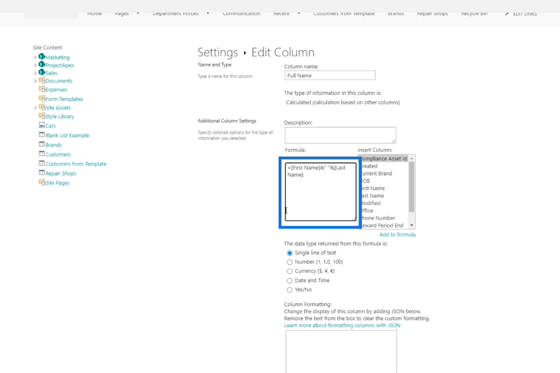 SharePoint-listans kalendervy