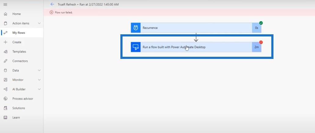 Ütemezzen egy asztali folyamatot a Power Automate futtatására