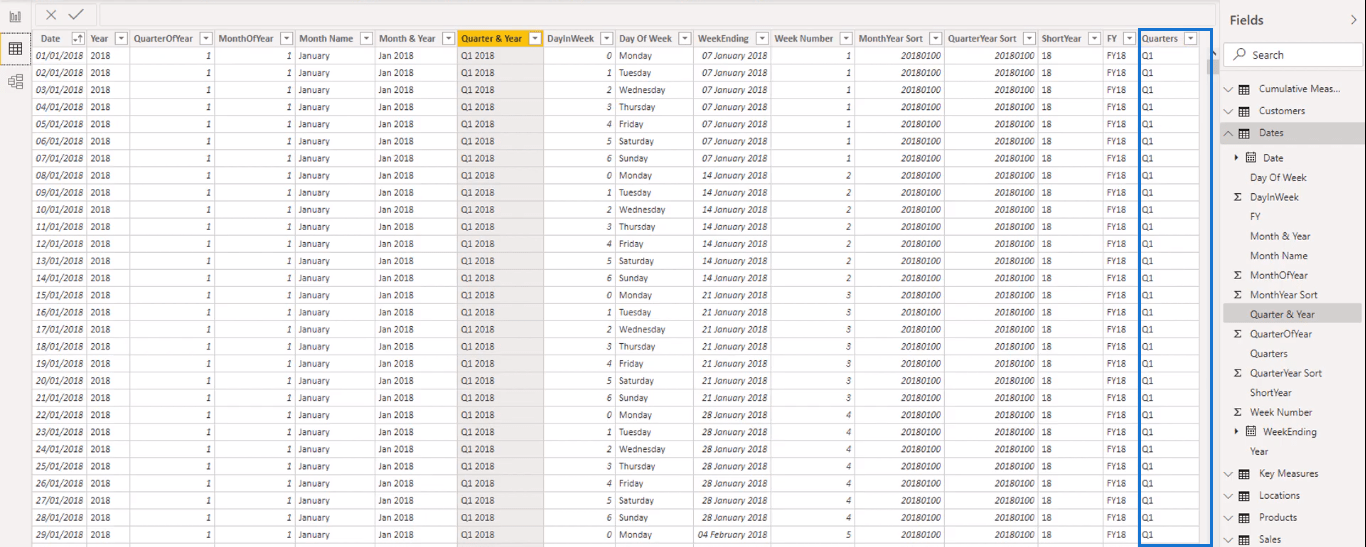 Visualiseringsalternativer i LuckyTemplates