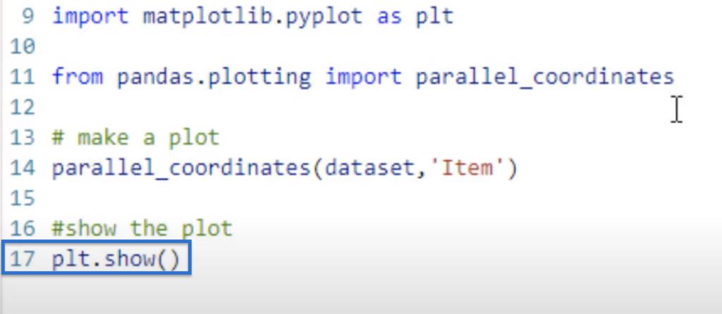 Sådan laver du parallelle koordinatplot i Python