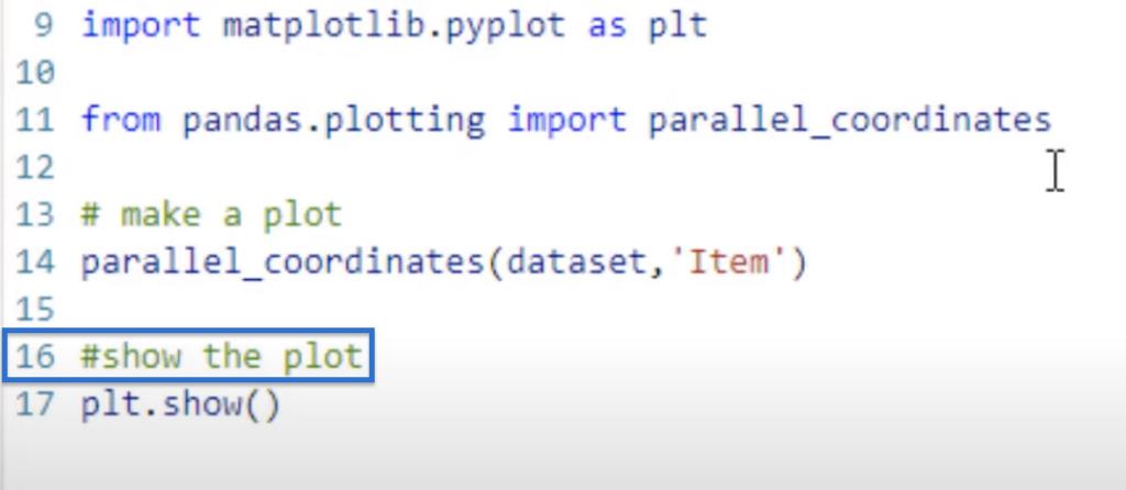 Hur man gör parallella koordinater i Python