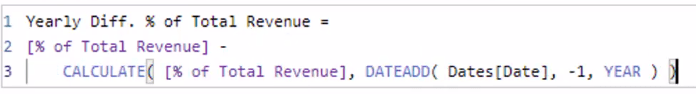 Beregning af dynamisk procentdel af total ændring ved hjælp af LuckyTemplates Time Intelligence