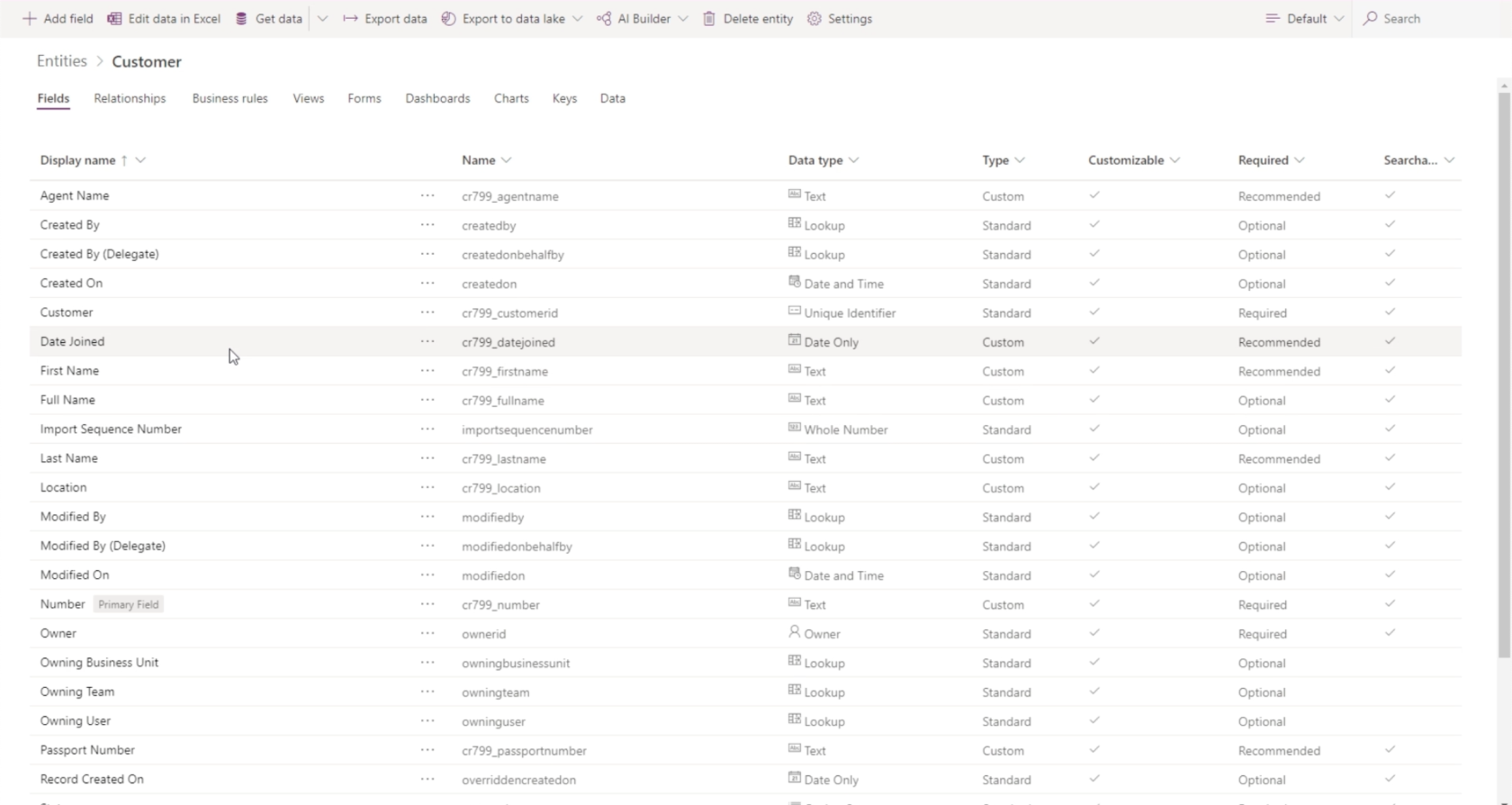 Data PowerApps: Jak nahrávat a zobrazovat data v entitách