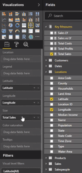 Datavisualisering i LuckyTemplates: Vis salgsresultater effektivt