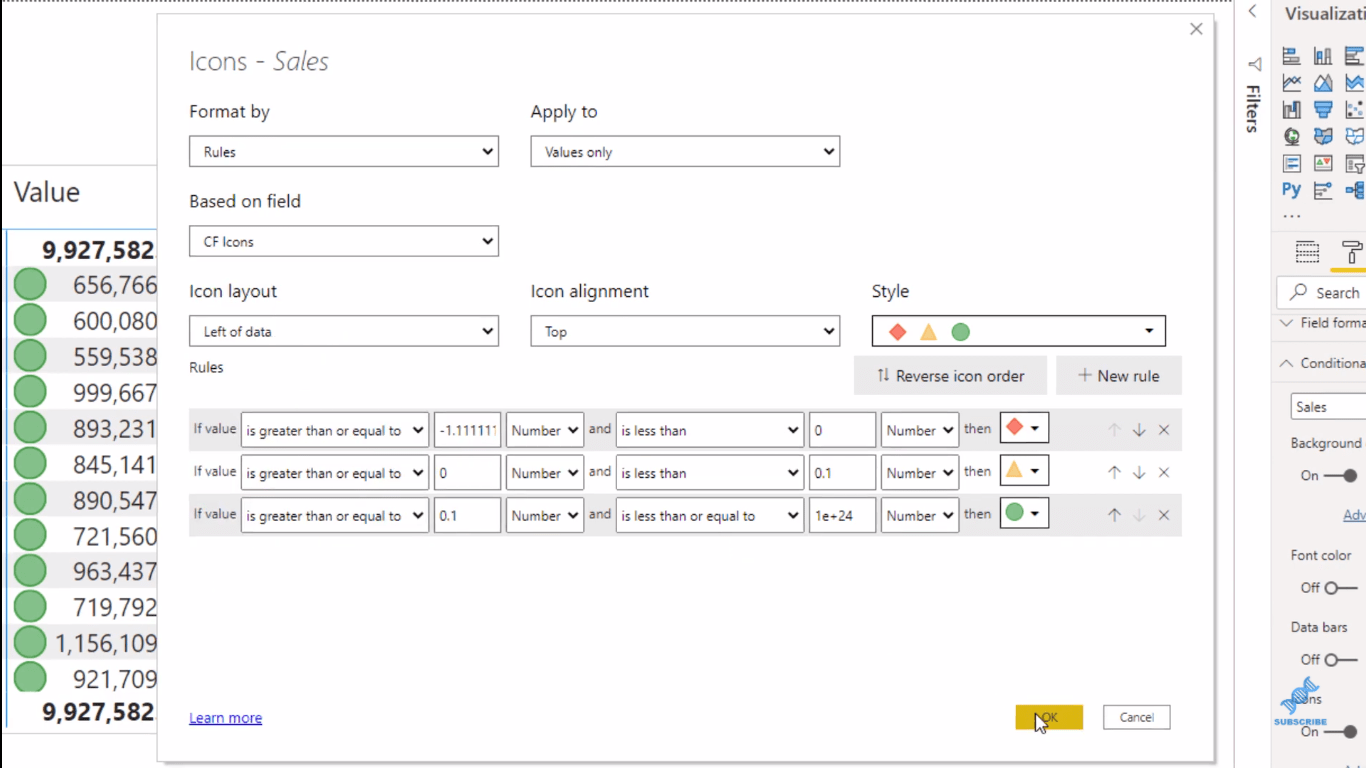 Betinget formatering i beregningsgrupper – LuckyTemplates