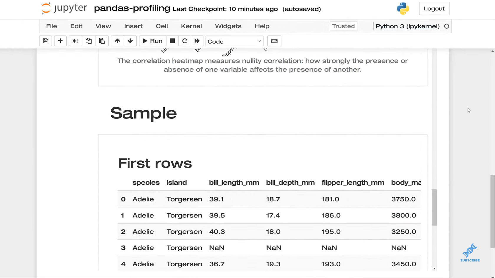 Datasæt i pandaer med profilrapport() |  Python i LuckyTemplates