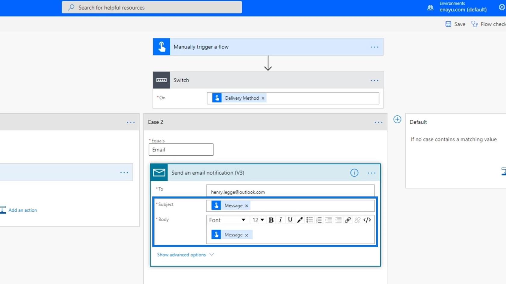 Power Automate Switch Control Action I Workflows