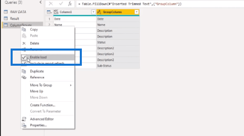 Hogyan lehet dinamikusan egyesíteni az oszlopokat egy Power Query-táblázatban