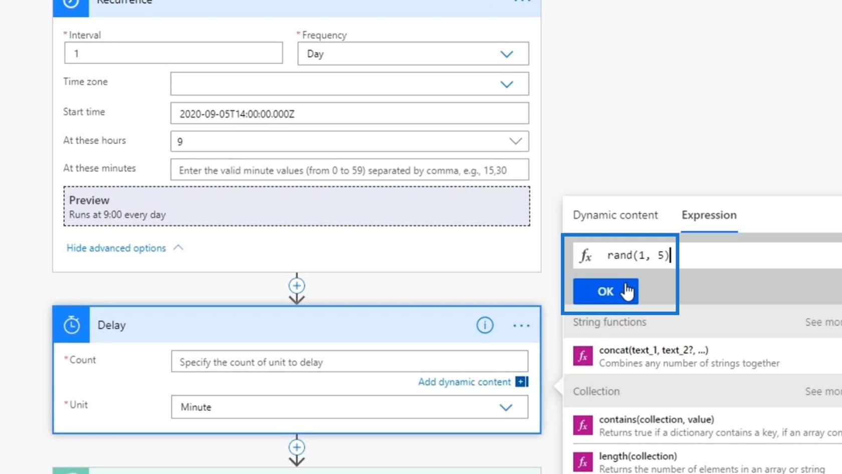 Ajoitetut työnkulut Microsoft Power Automatessa