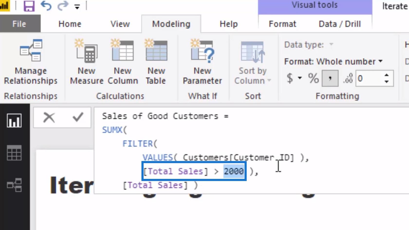 Virtuelle tabeller inne i gjentakende funksjoner i LuckyTemplates – DAX-konsepter