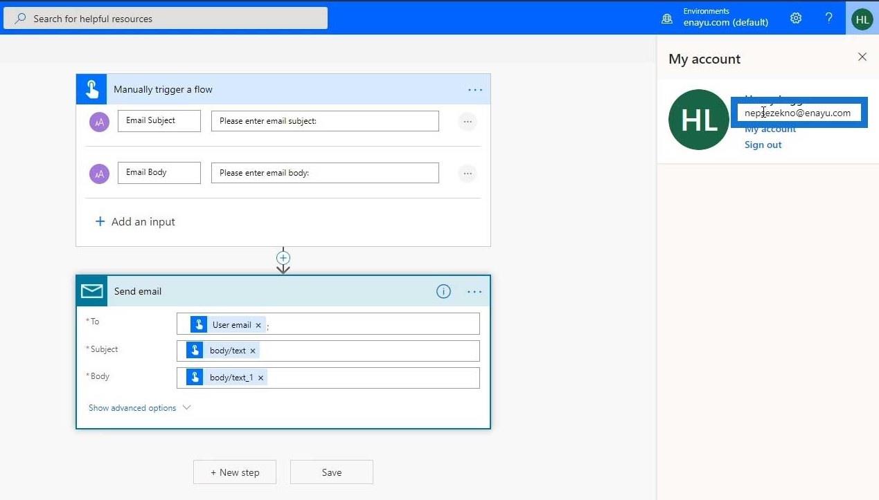 Microsoft Flows: Úpravy a sledování v Power Automate