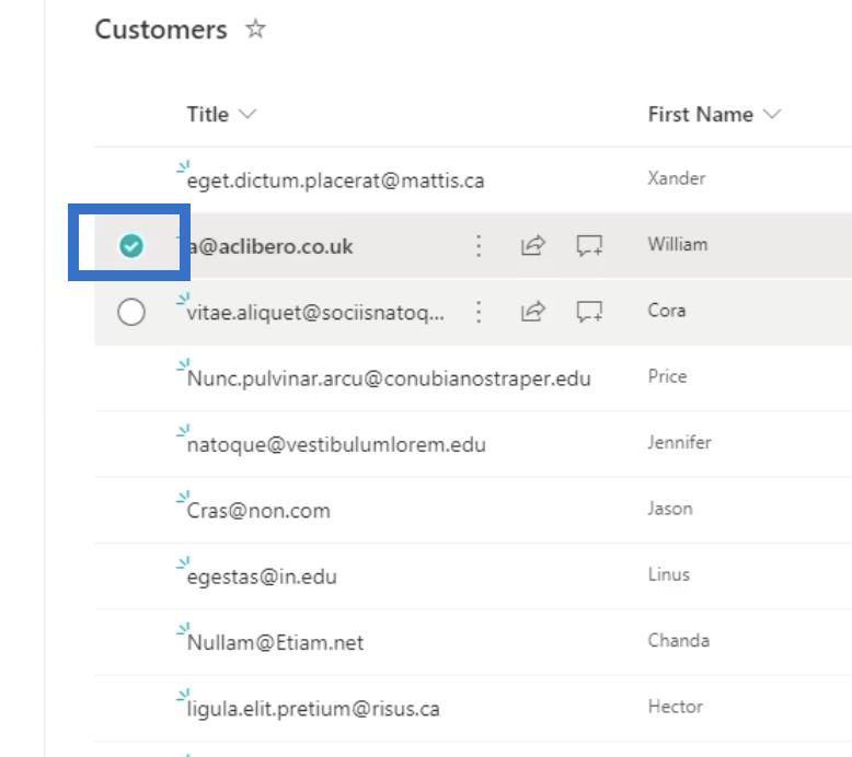 SharePoint-listeelement: Redigering af enkelte og flere elementer