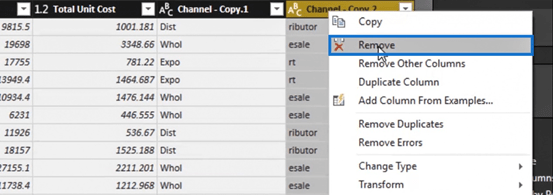 LuckyTemplates Query Editor: Transformace řádků a sloupců