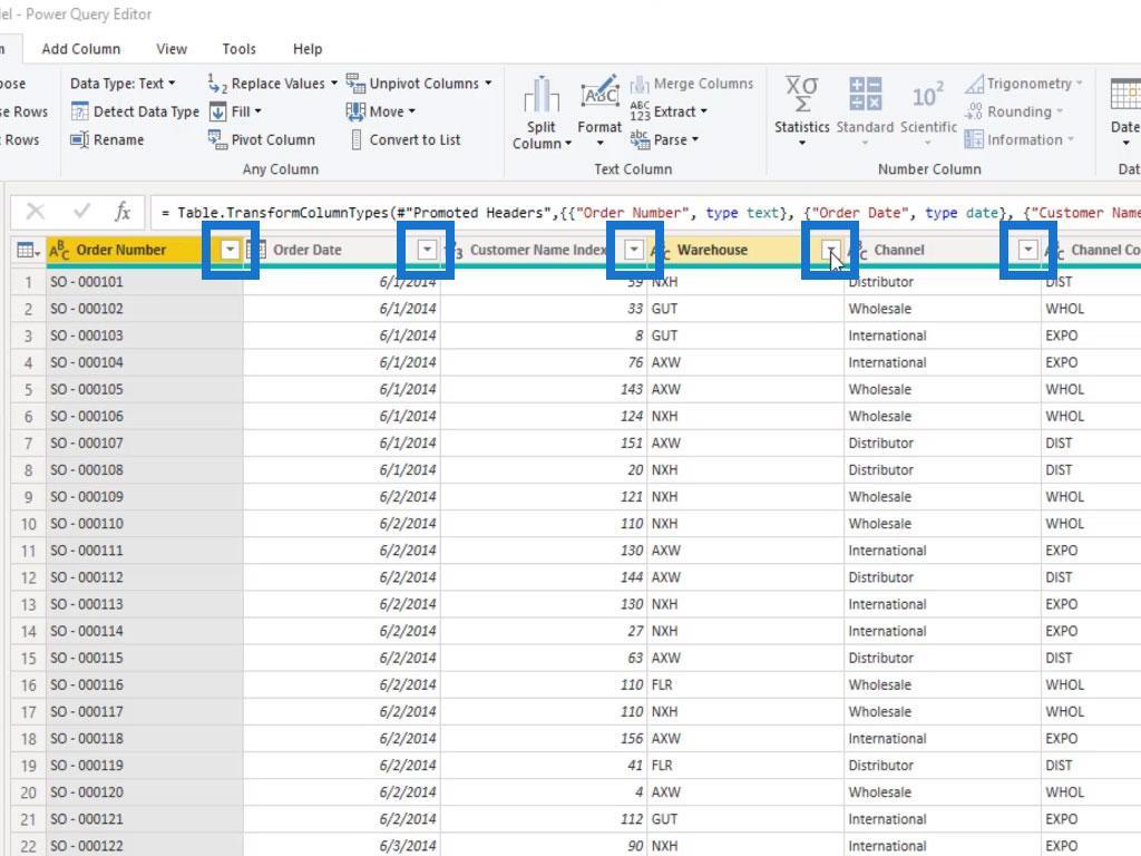 LuckyTemplates filtreringstekniker för tabeller