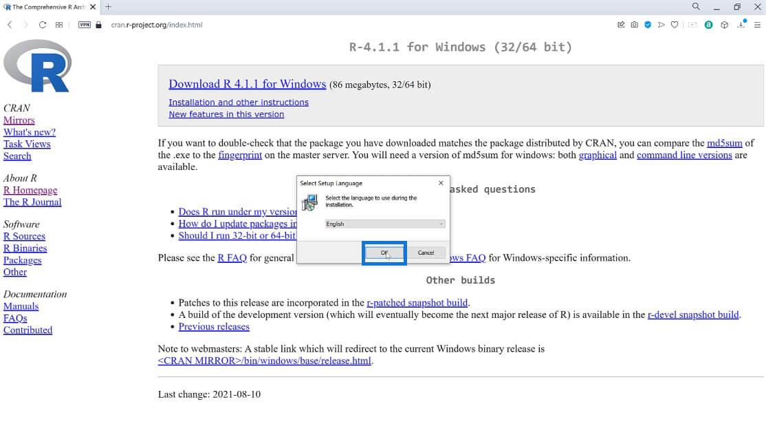 R And RStudio Download- og installationsvejledning