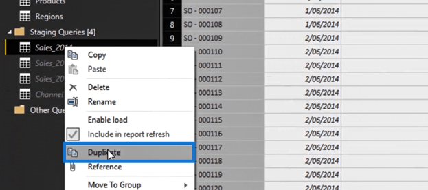 Referera till och duplicera frågor i LuckyTemplates