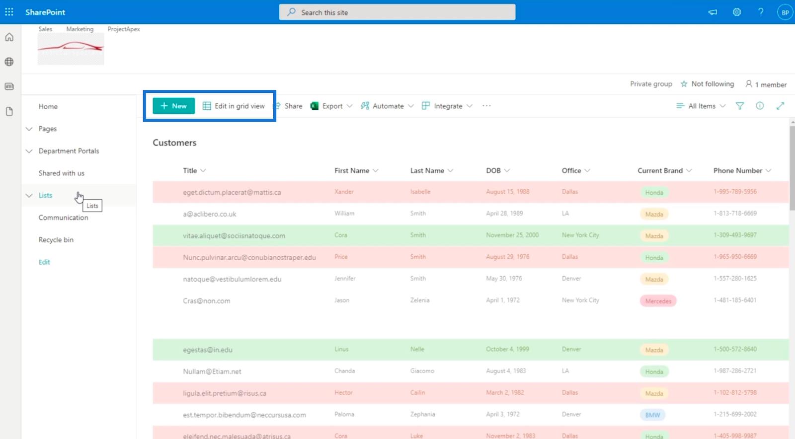 Дозволи користувача SharePoint: зміна та скасування