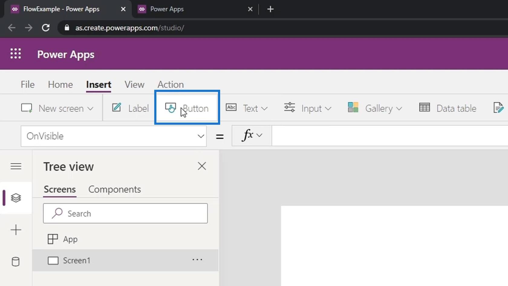 PowerApps-integration i Microsoft Power Automate