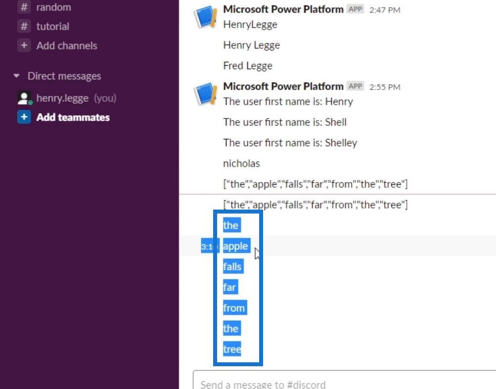 Power Automate Split Function and Arrays