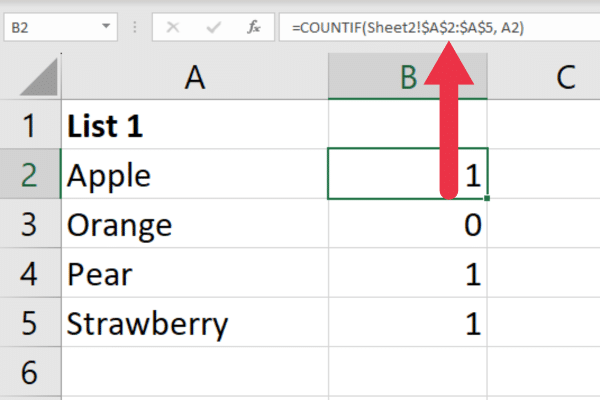 Kahden Excel-taulukon vertaaminen kaksoiskappaleille: 5 nopeaa tapaa