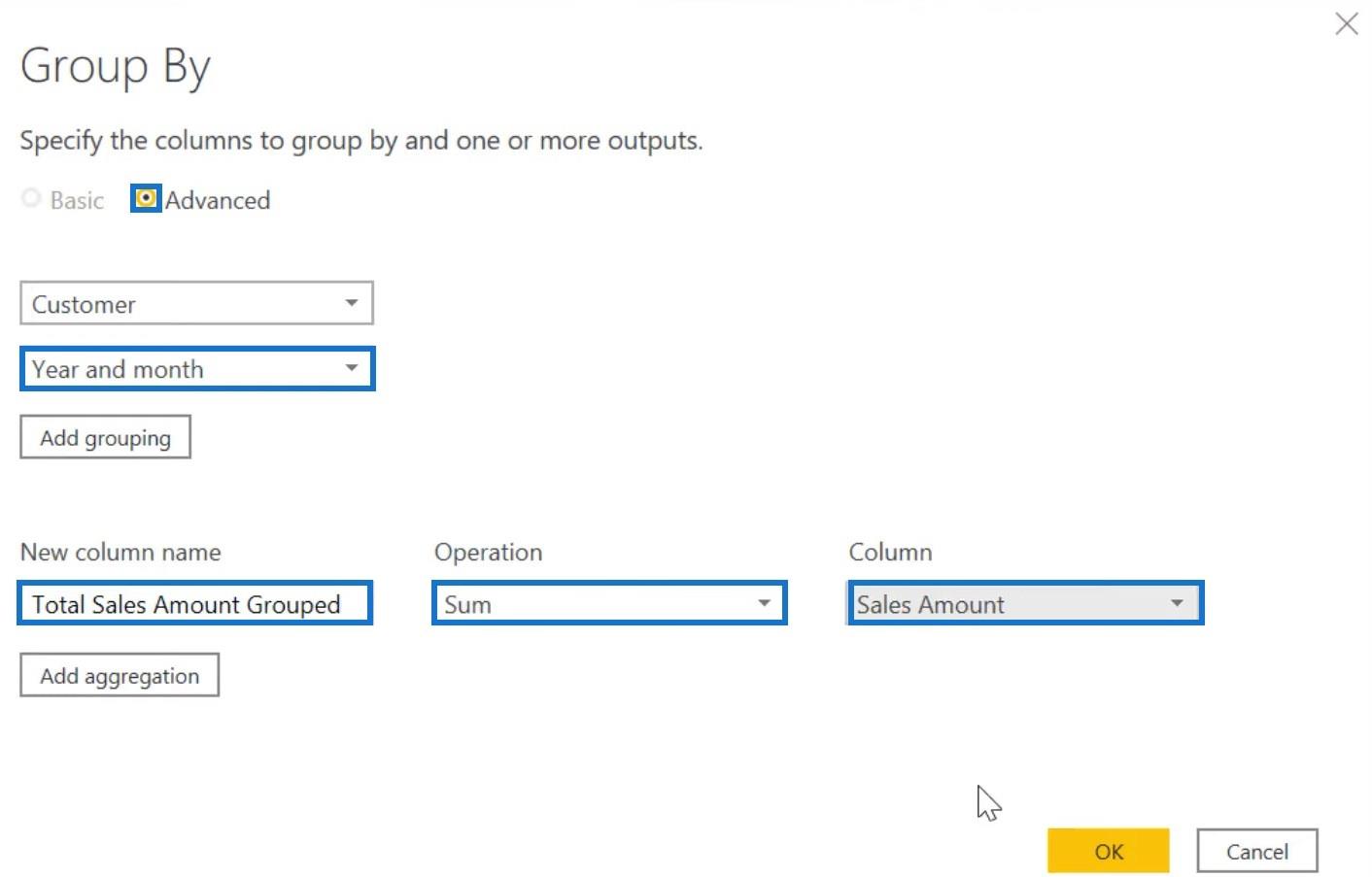 Funkce Power Query v LuckyTemplates: Seskupit podle funkce