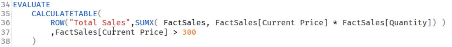 Suodata LuckyTemplatesissa: DAX Queries Context Transition