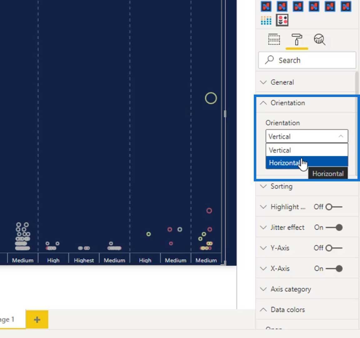 Dot Plot Graphs In Lucky Templates: Custom Visualization