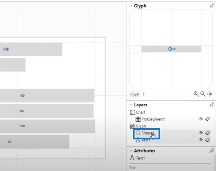 Formater diagrammer betinget ved hjelp av Charticulator