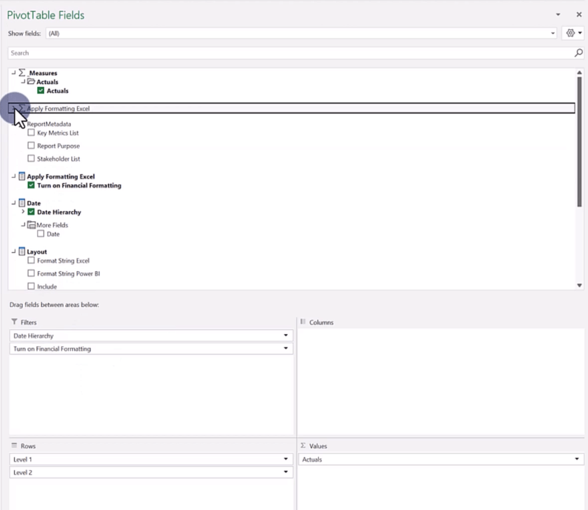 LuckyTemplates Excel-integration för P&L-uttalanden