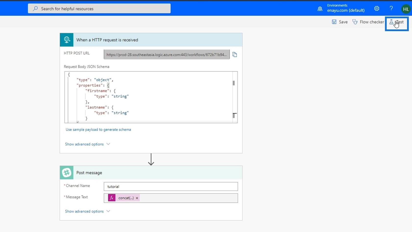 Microsoft Flow HTTP-utløser |  En Power Automate-opplæring