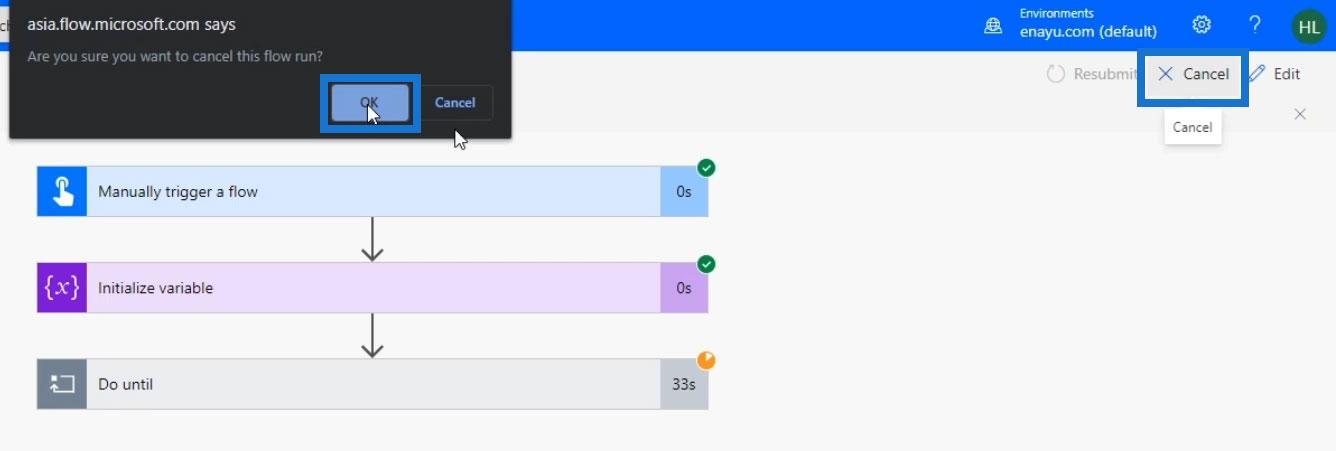 Gjør til sløyfekontroll i Power Automate