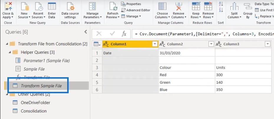 Power Query: Kombiner filer fra flere mapper