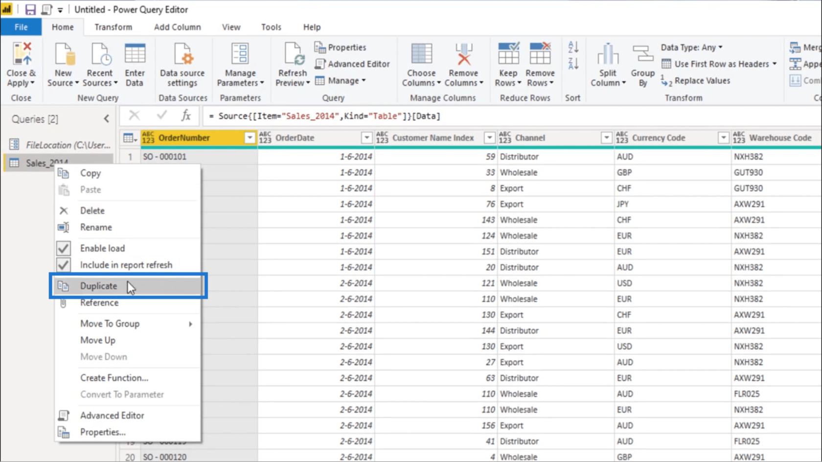 Opret et permanent opdateret øvelsesdatasæt i LuckyTemplates