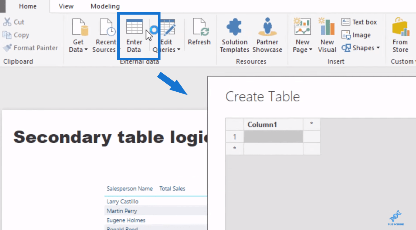 LuckyTemplates Advanced Analytics: Techniky sekundární logiky tabulky