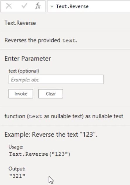 Power Query-funktioner, nyckelord och identifierare