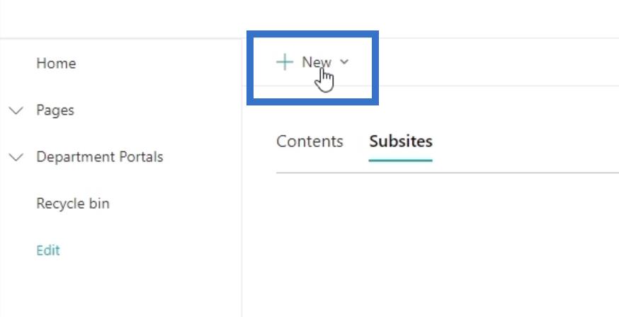 SharePoint Project Site: Oppretting og konfigurering