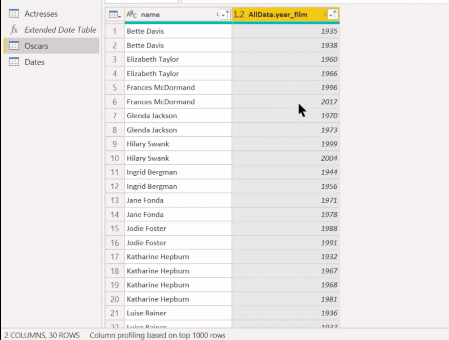 M kód a Power Query egyéni oszlopaiban |  LuckyTemplates