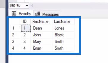 SQL-taulukon perustoiminnot