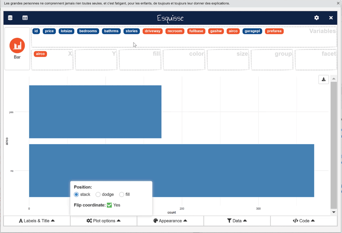 GGPLOT2 In R: Visualiseringar med ESQUISSE