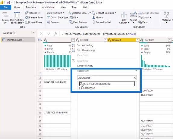 Formatera data i LuckyTemplates: Adressering av oregelbundna dataformat