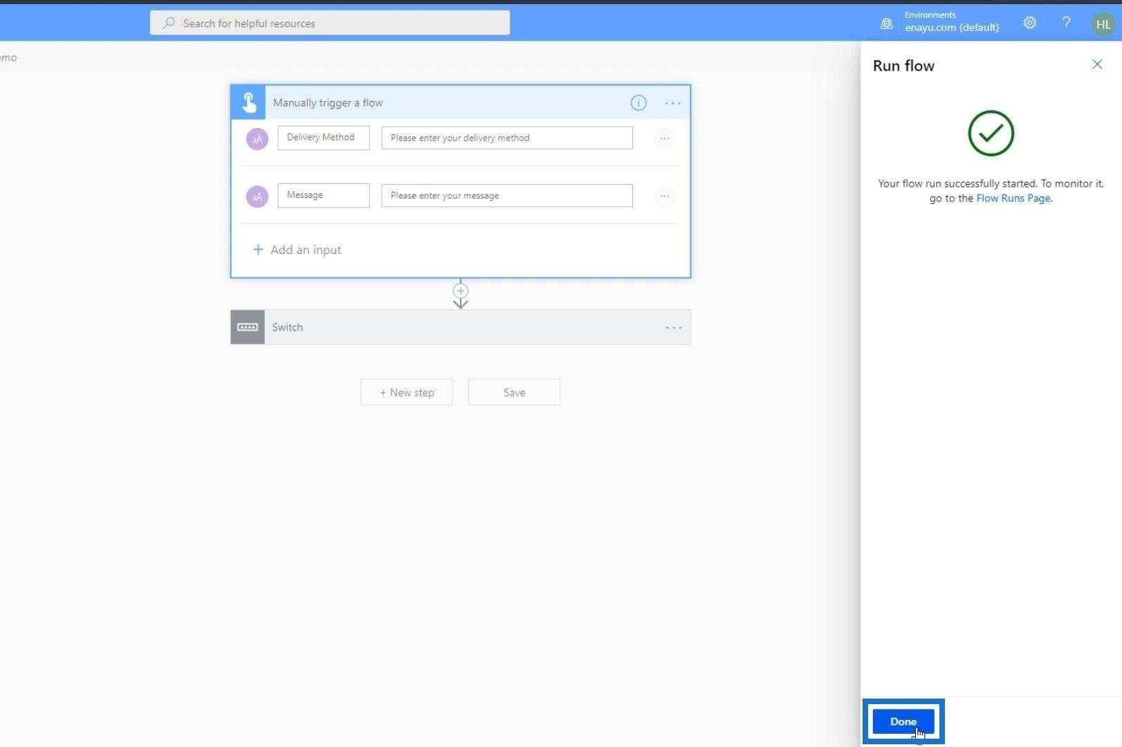 Power Automate Afslut handlingskontrol i flows