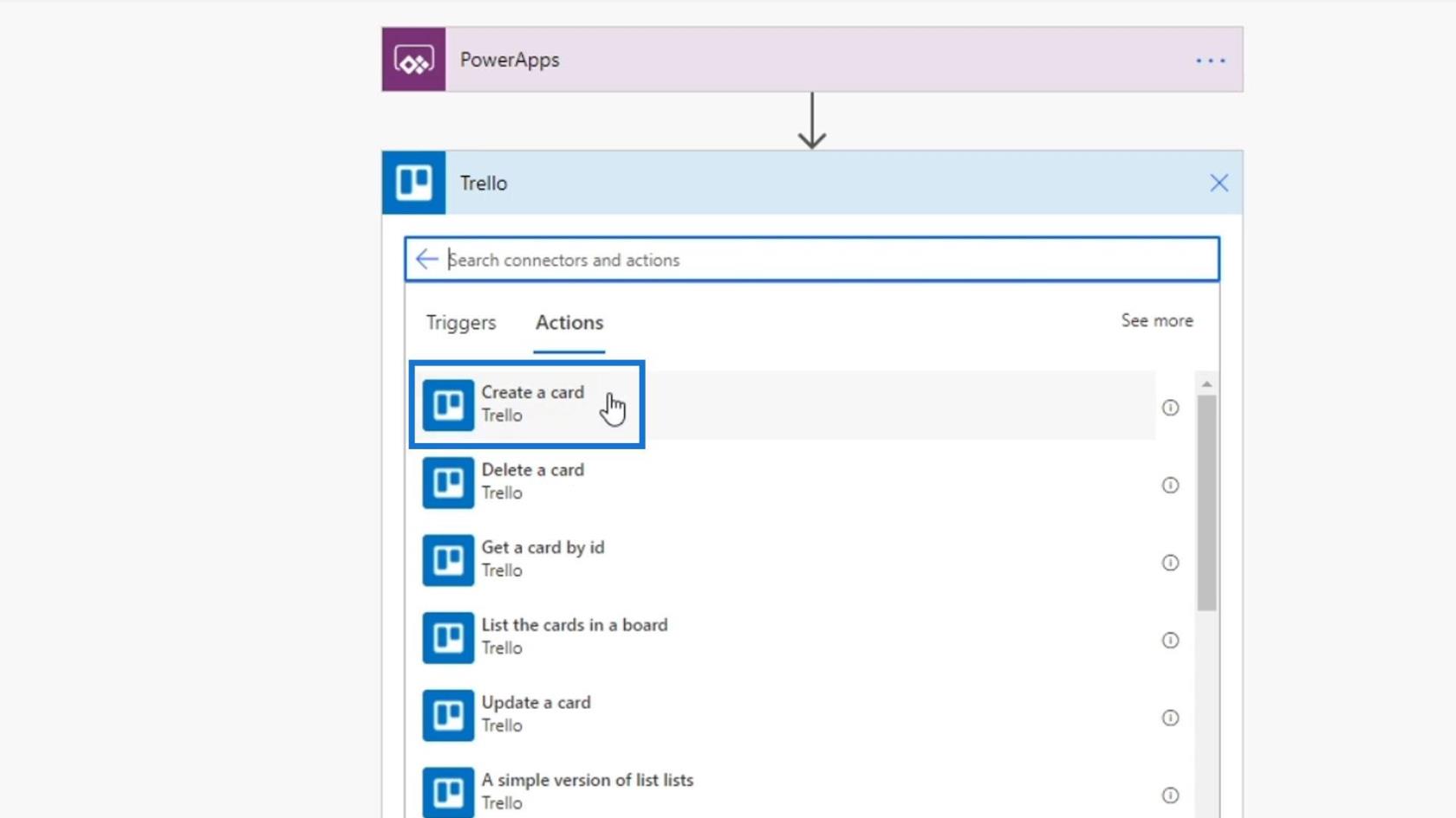 PowerApps-integrasjon i Microsoft Power Automate