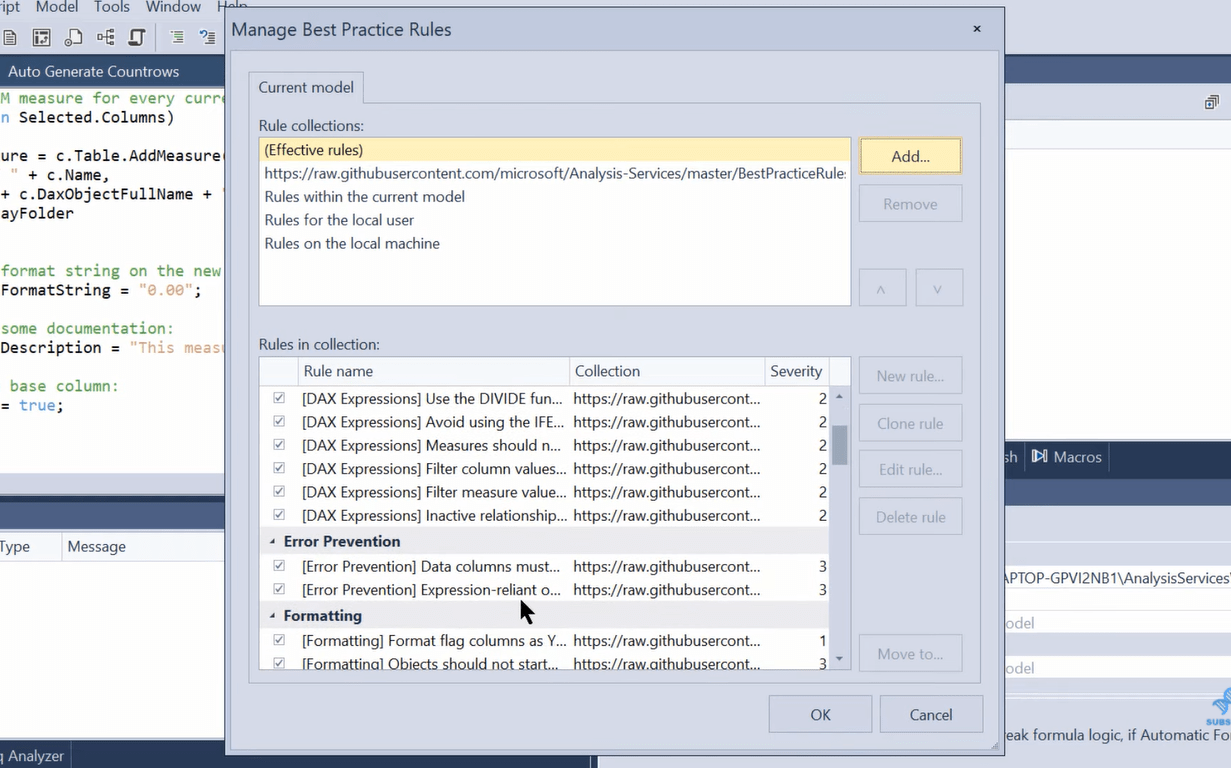 LuckyTemplates Tabular Editor 3: Automatizálás szkripttel