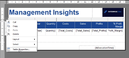 Handledning för Report Builder: Sortera och filtrera data i paginerade rapporter